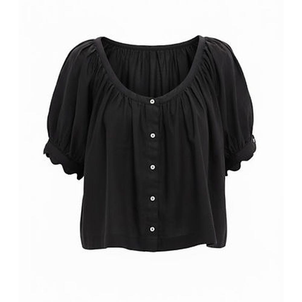 TUCKERNUCK Black Linen Tully Top Size S NWT Retail $128 Tuckernuck - Picture 8 of 8